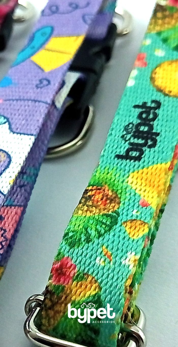 Detalle de collar sublimado