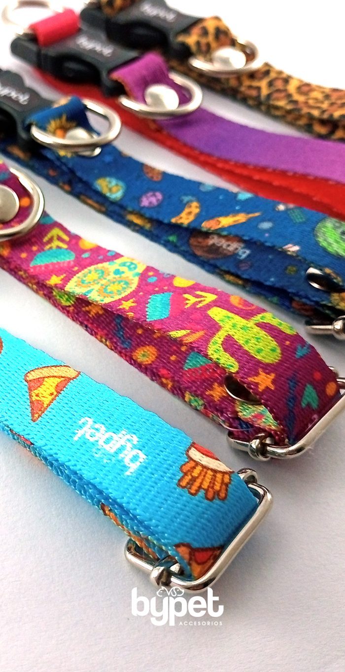 Collares sublimados bypet con diseños exclusivos